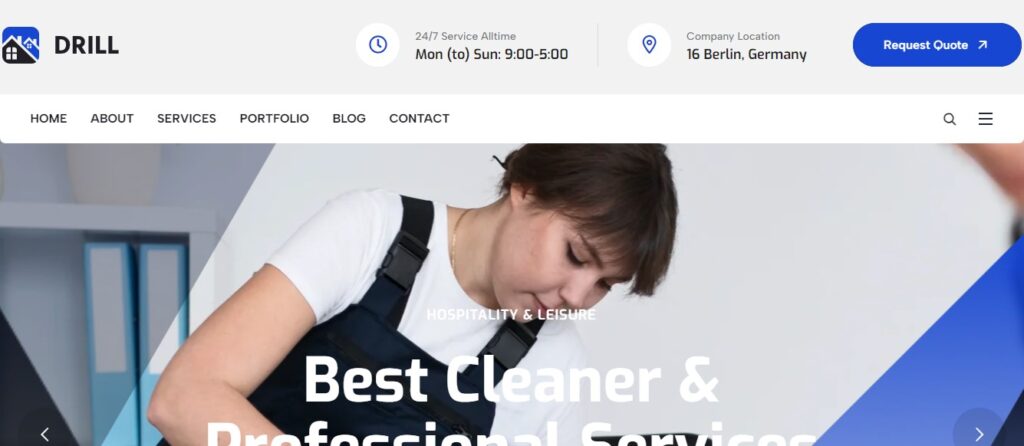 Drill - Handyman & Plumber Services WordPress Theme