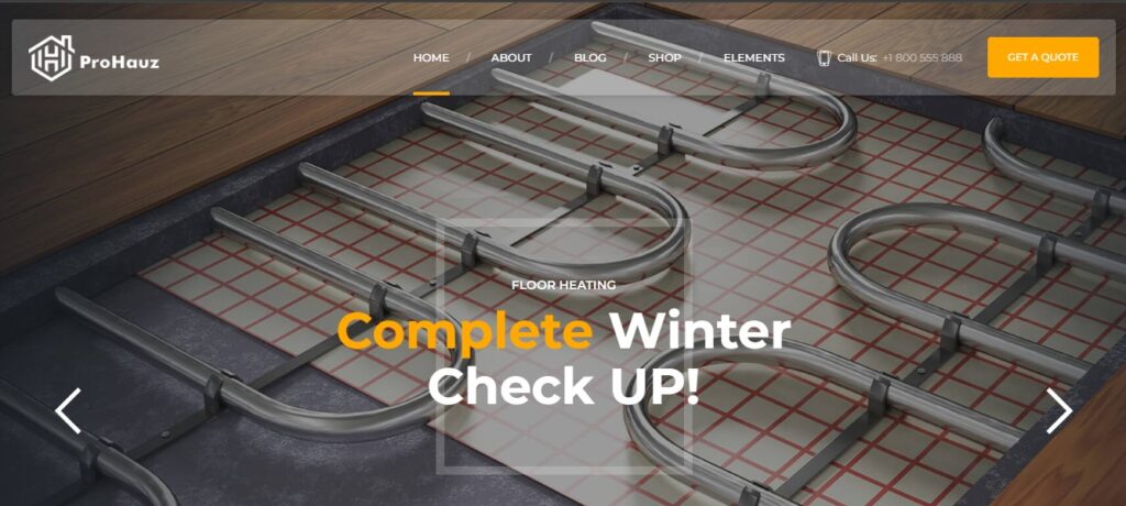 ProHauz – Handyman & Plumber WordPress Theme