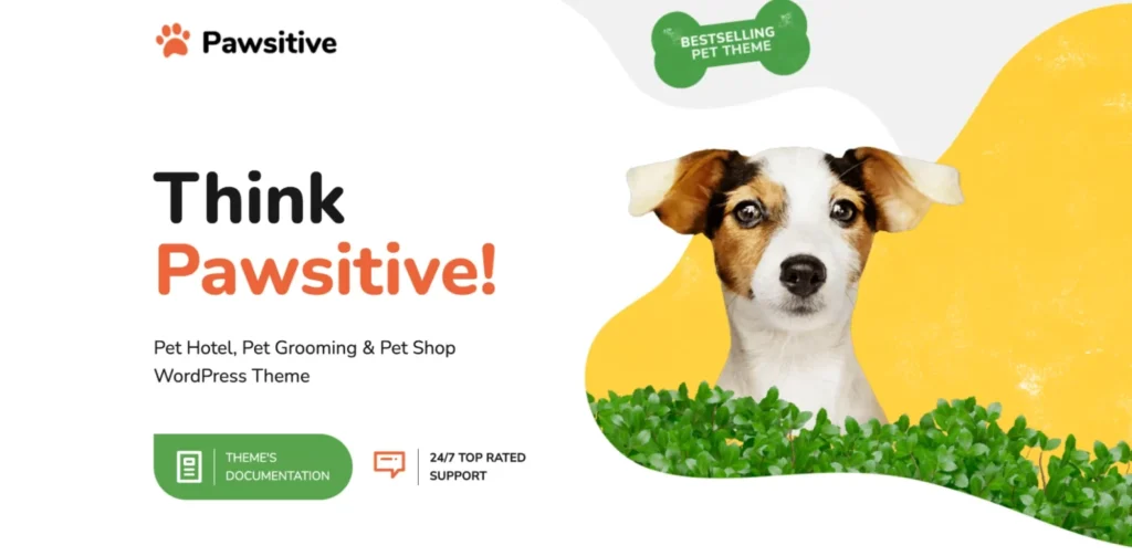 Pawsitive – Pet Care WordPress Theme